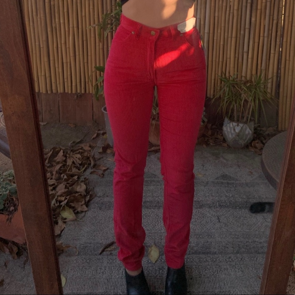 90’s Vintage high waist chunky Lee corduroys - Picture 12 of 12